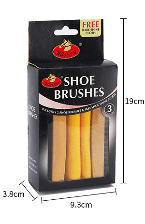 premium shoe brush Kit cleaning Wooden Brush Shoe Polish Cloth Polishing Cleaning