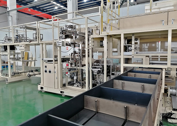 Neat Automatic Sealing 3 Phase PE Baby Diaper Packaging Machine