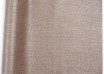 Waterproof Brown Embossed Wall Coverings , PVC Modern Living Room Wallpaper