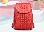New 2019 crocodile skin bag backpack for ladies