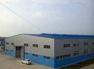 China Fashionable Steel Warehouse Structure / Prefabricated Metal Buildings Heat Insulation wholesale