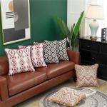 Moroccan Pillowcase Hair Ball Side Pillow Ethnic American Tassel Side Pillowcase