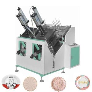 China Auto 100-800gsm Cardboard Paper Plate Making Machines 500Kg wholesale