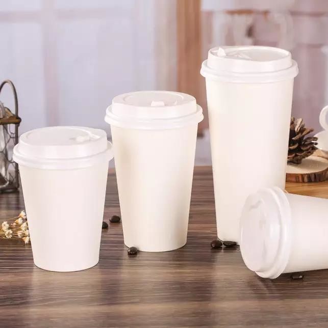 Competitive Price Take Away 28oz Recyclable White Paper Water Cups