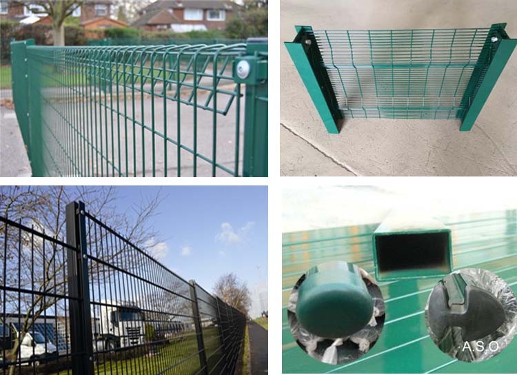 3D Mesh Fence Panels used Nylofor 3D fence with powder painted smooth surface 2030mm x 2500mm