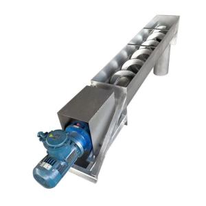 China High Temperature Shaftless Tubular Screw Conveyor Machine Stainless Steel wholesale