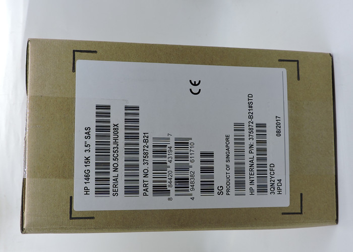 375872-B21 HP Hard Disk 376595-001 SAS 146GB Hard Disk Capacity 375872-B21