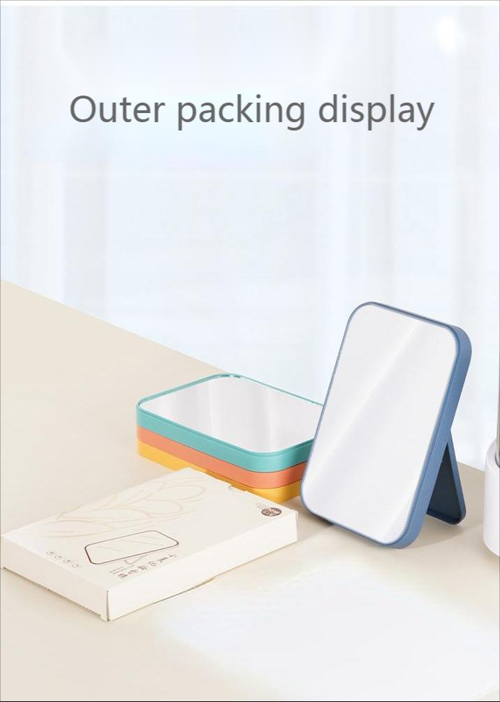 Standing Portable Makeup Mirror and Bathroom Vanity Table with Compact Design