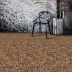 Nylon High Low Loop Pile Carpet Tiles 50x50 Anti Static Carpet Tiles