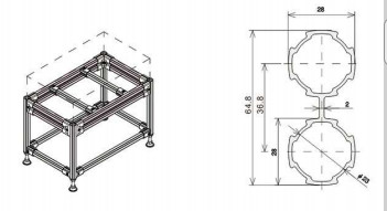 AL-B Die Casting Alloy Aluminum Tube 6063-T5 With Flange