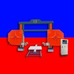 Stone Industry 6800 kg Automatic CNC Diamond Wire Saw For Stone Profiling