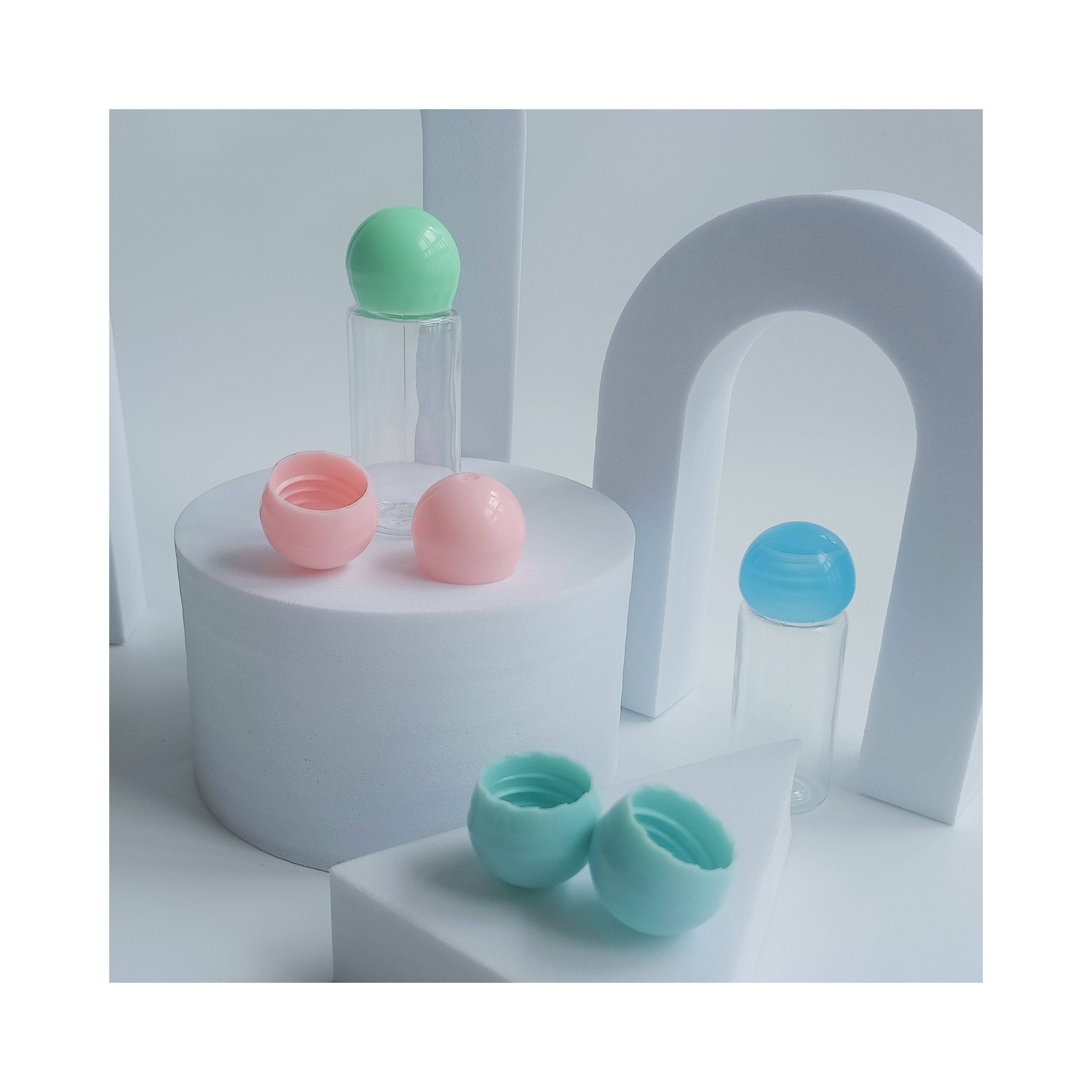 Candy Color Rectangle Portable Travel Soap Case with Bathroom Plastic Soap Dish Holder
