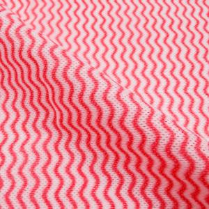 China 35gsm Wave Line Printed Viscose Polyester Spunlace wholesale