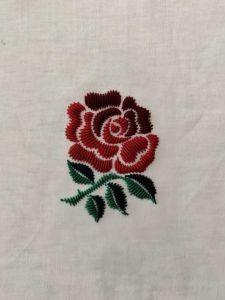 China Custom Logo Embossed Rubber Stamp For Clothing Rose Style wholesale