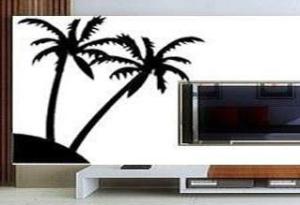 China Large Personalised Tree Unique Wall Flower Stickers G054 wholesale