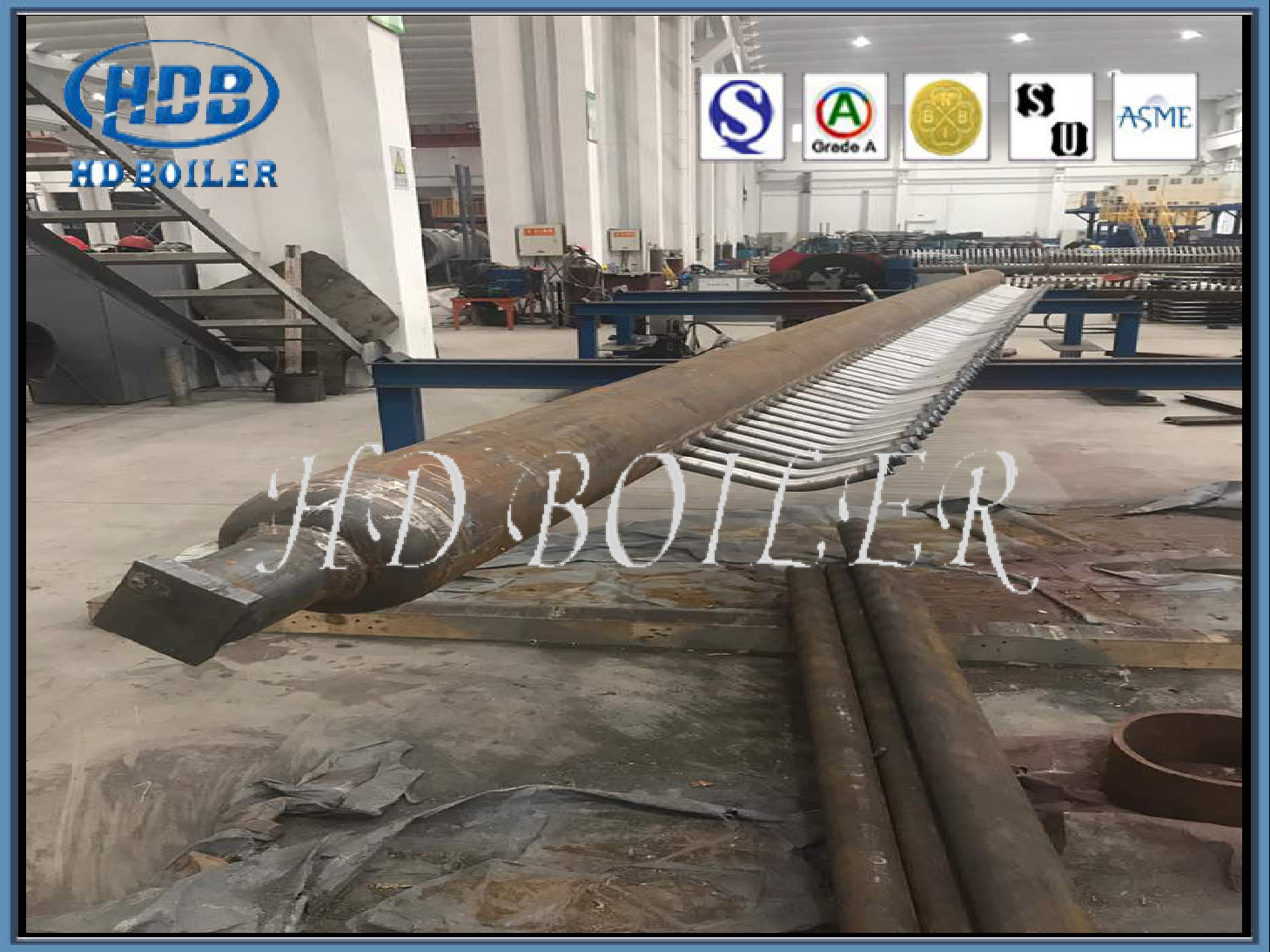 Power Plant Boiler Manifold Headers High Efficient With Customized Color