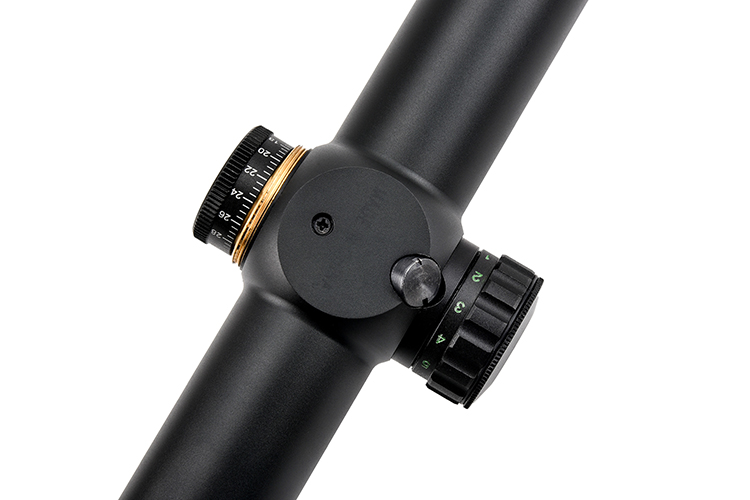1-6x24 Black Tactical Glass Etched Reticle Optics Scope for Hunting LPVO Sight Versatile