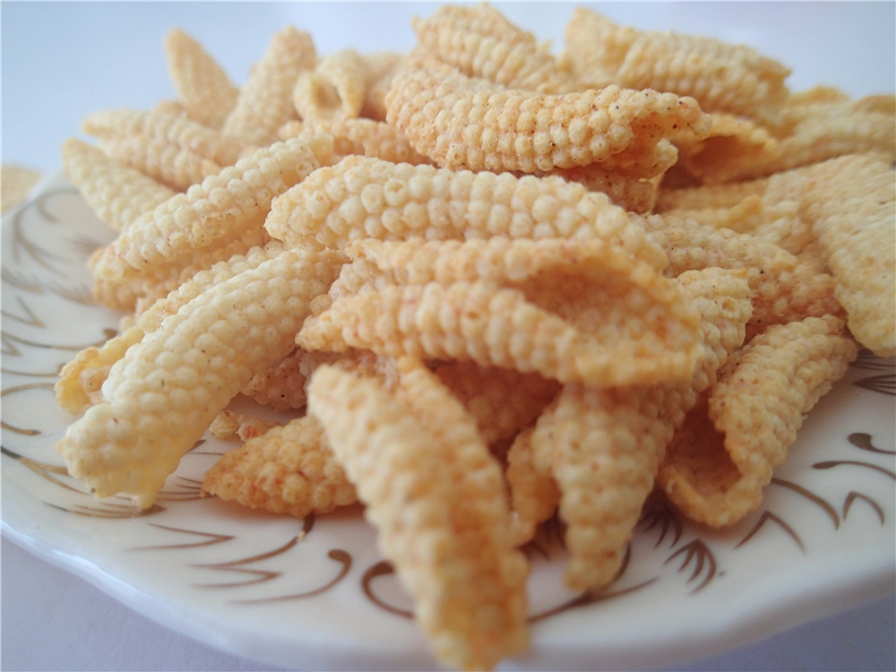 Asian fries crisp snacks flavors of pepper fried rice crust corn rice crackers