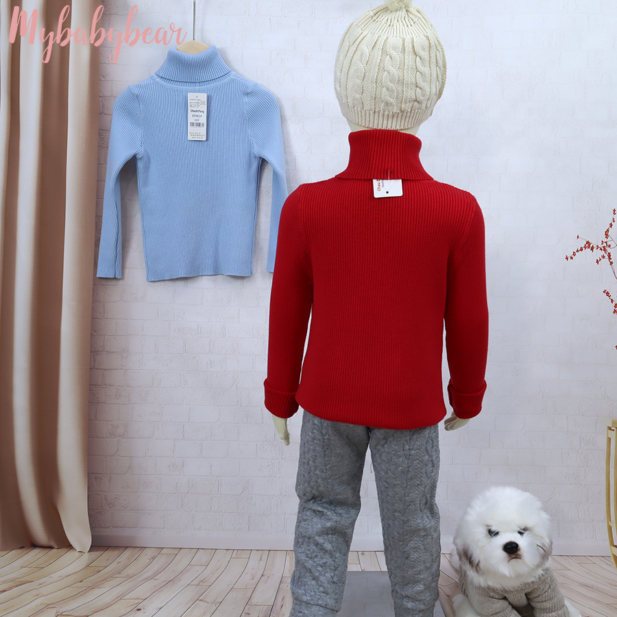In stock baby knit sweater jumper designs slim fit baby girls' sweater clothes for autumn winter