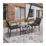 Minimalist Design Style AJUNION 2 Seating Outdoor Furniture for Garden and