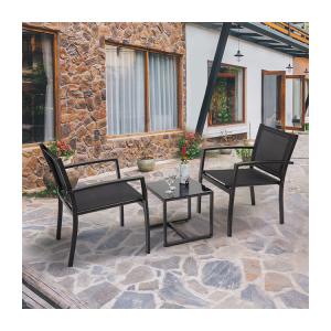 China Minimalist Design Style AJUNION 2 Seating Outdoor Furniture for Garden and Balcony wholesale