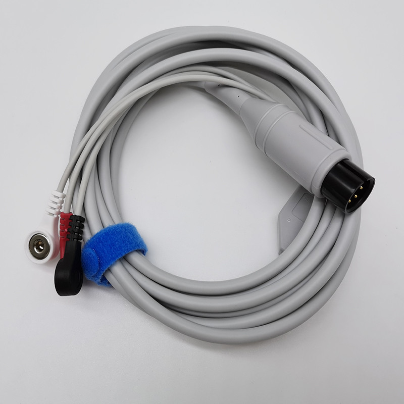 ISO ECG Patient Cable 6 Pin Contec CMS 6800 CMS 8000 CMS 9000