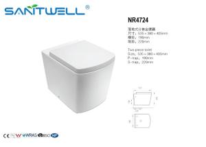 China S trap 2 Piece Free Standing Toilet Ceramic WC For Living Room wholesale