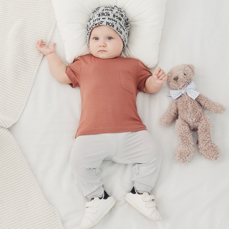 Infant toddler baby clothes bamboo fiber pants Leggings Newborn Baby kids jogger Bottom Pants unisex baby pants