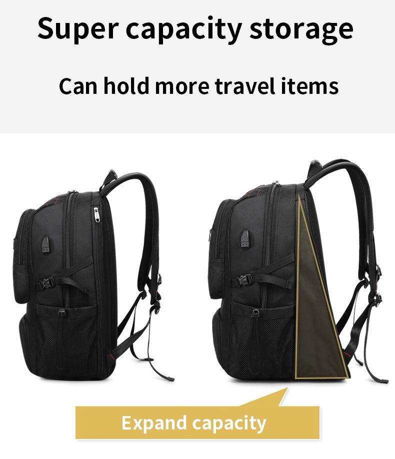 Computer Interlayer Oxford Waterproof Backpack Multifunctional 70l Travel Backpack