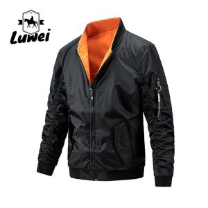 China Oem Clothing Jaket Winter Windproof Bomber Utility Polyester Motorcycle Fabric Outdoor Collar Jackets for Mens wholesale