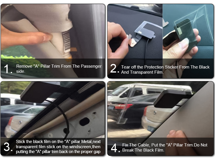 Universal Electric Shark Fin Patch FM Radio DAB Car Antenna with AM/FM Frequency