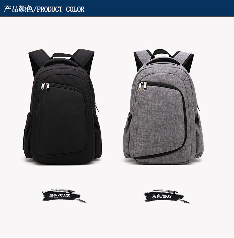 Multi-Function Mummy Maternity Nappy Bag Fashion Patchwork Large Capacity Baby Bag Travel Backpack Nursing Bag for Mom&Dad