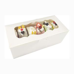 China Customized White Paperboard Food Container Paper Box With UV Coating And Vanishing wholesale