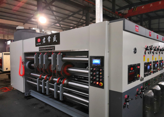 Pneumatically Locked Corrugated Box Printing Machine 200 Pcs / Min High Precision
