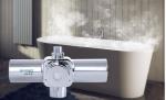 Electric Shower Thermostatic Control Valve Metal Concealed Wall Mounted Switch