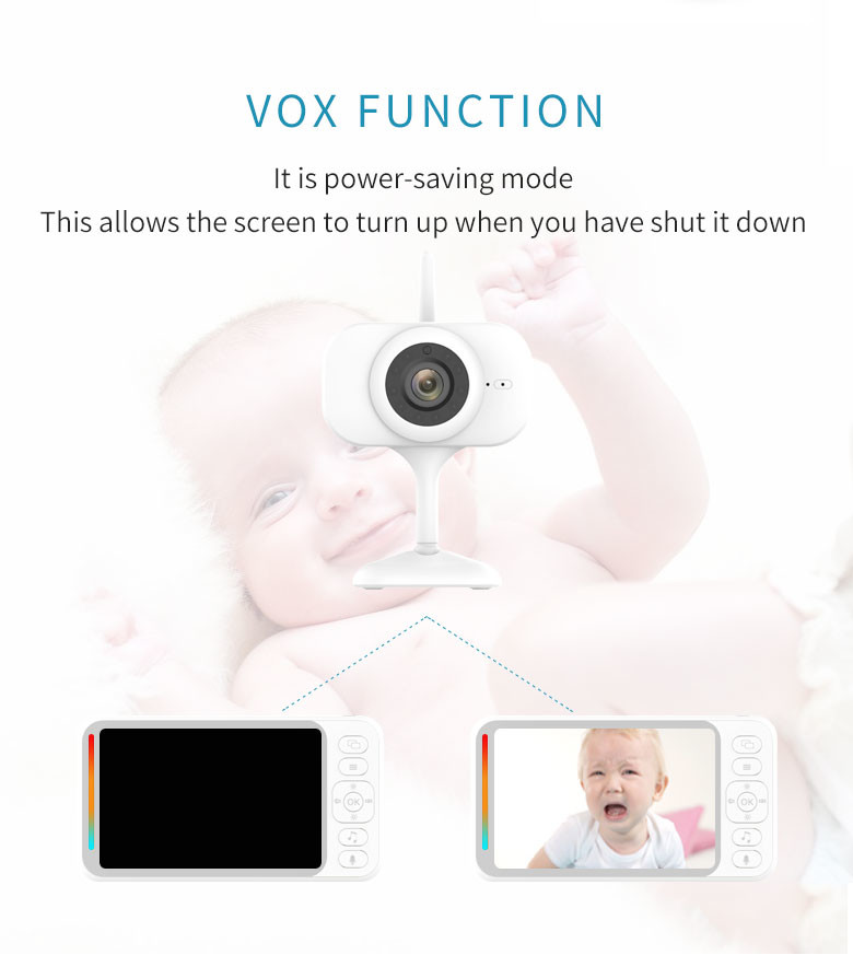 4.3" VOX Pet Camera Video Audio Two Way Monitor Multiple Languages