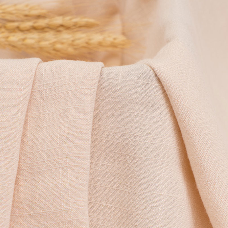 12X12 Plain 55% Cotton 45% Linen Mix Fabric 180gsm Thin Linen Shirt Cloth