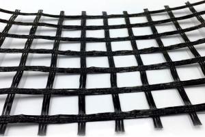 China ISO9001 Retaining Wall Soil Reinforcement Geogrid 50Kn/M wholesale