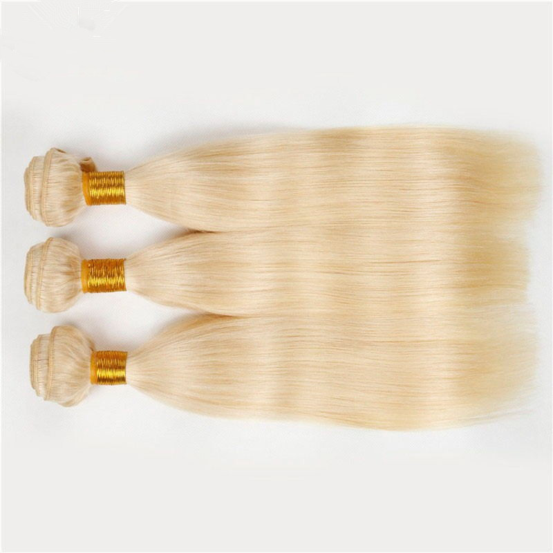 # 613 blonde brazilian hair weft weave remy brazilian honey blonde hair extension
