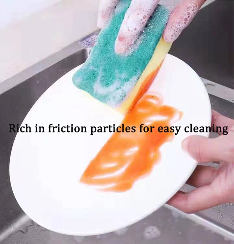 Eco Friendly Non Toxic Dish Sponge Compact For Tough Stains And Grease