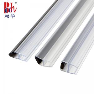 China Good resilience Shower Door Magnetic Strip PVC Waterproof Seals For 8mm Glass wholesale