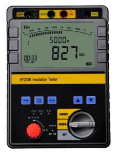 China 500V 1000V 2500V 5000V 10000v ac Insulation Tester HY2306 wholesale