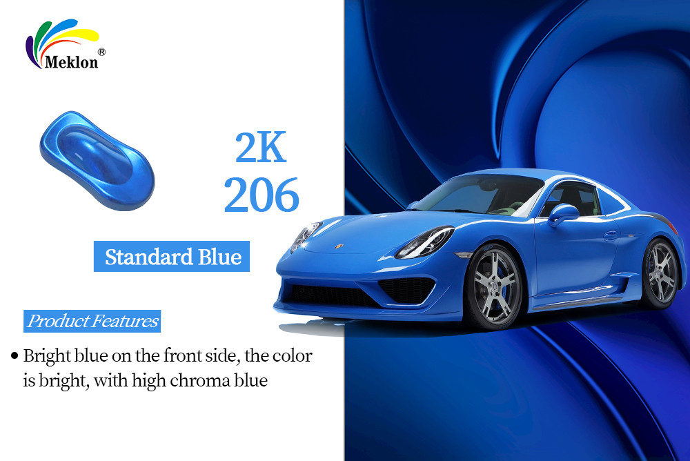 Automotive Paint Spraying For Car Paint Top Coat 2K Stand Blue Paint Topcoat
