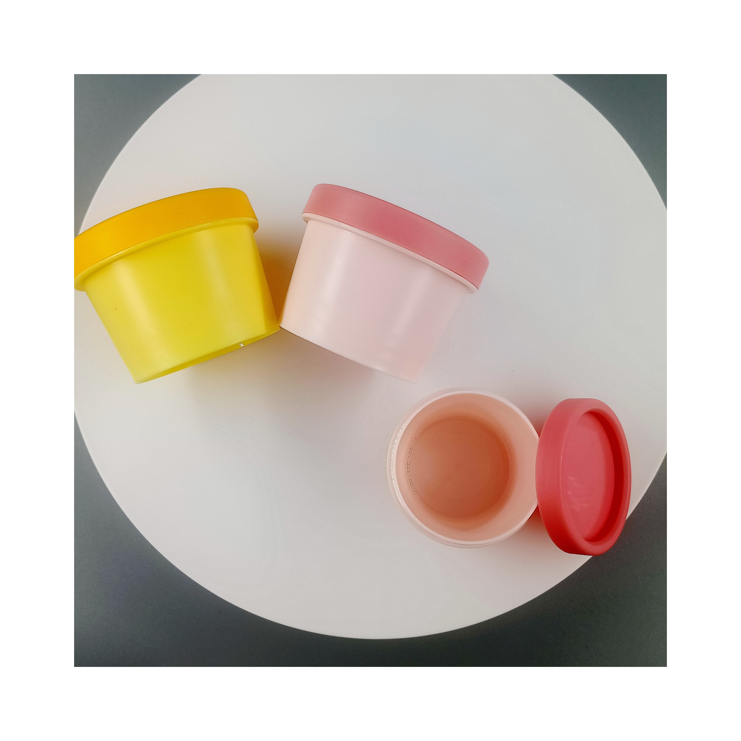 Yuyao Yuhui Commodity Plastic Collar Skin Care Cream 50g 100g PP Jars for Buyers