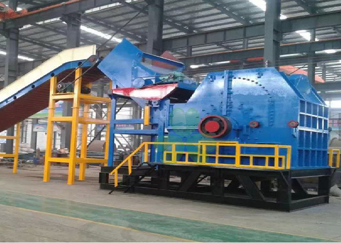 Heavy Duty Blue Metal Crusher Machine For Waste Metal Recycling Eco Friendly