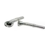Hydraulic Steel Male Adaptor Flange Thread Hose Fitting 87641 with Galvanized