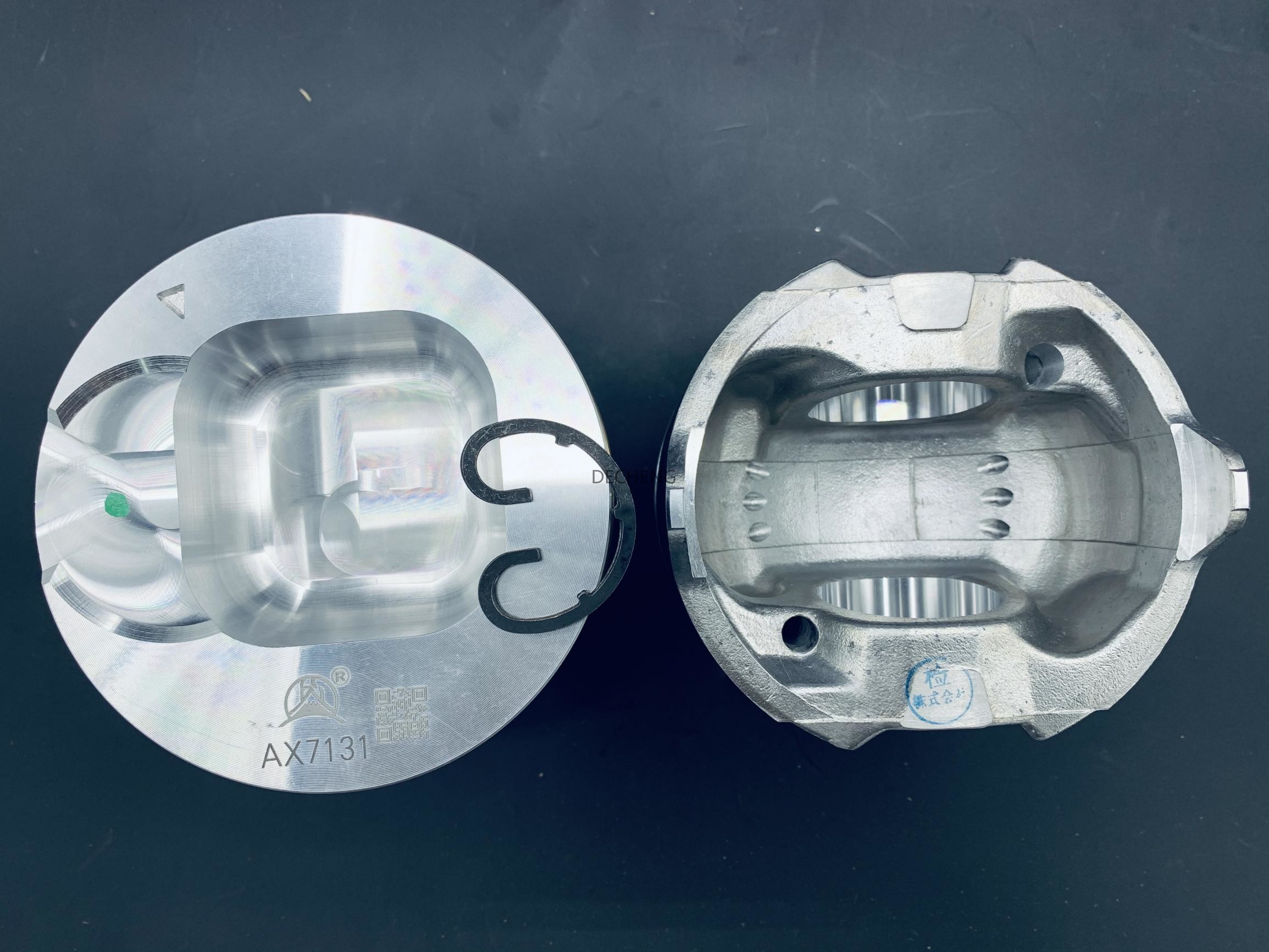 6SD1 Isuzu Excavator Engine Parts AX7131F 66mm Piston