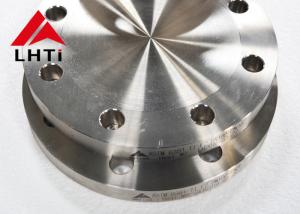 China Forged Titanium Blind Flanges 3 4&quot; Gr2 Gr7 CNC Machined Metal Nature Color wholesale