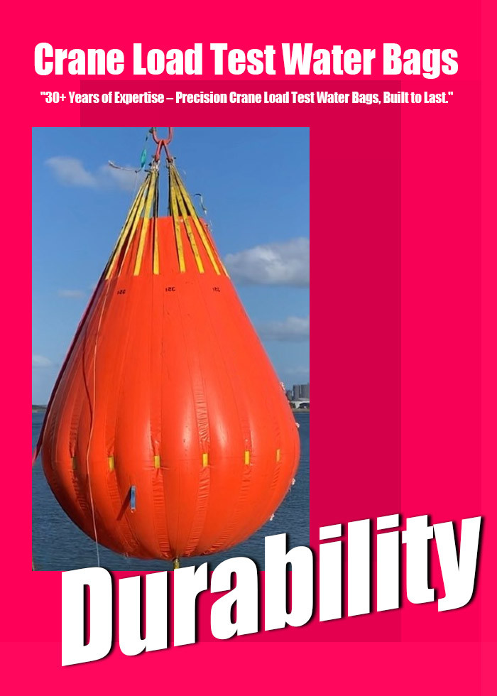 Adjustable 150T Crane Load Test Water Bags High Durability