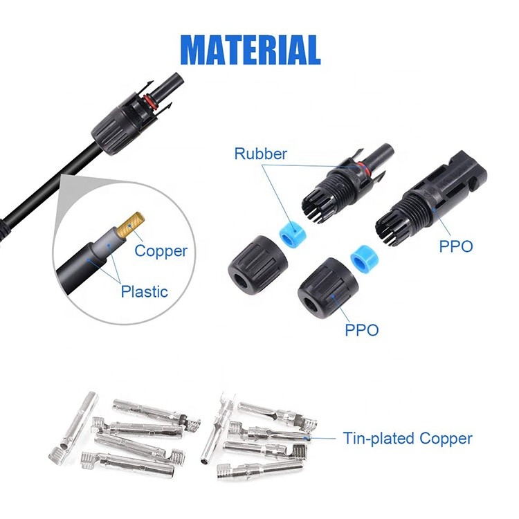 10Mm Solar Power Extension Cable Pv1 F Dual Pv Wire Single Core 6mm